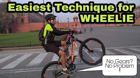 How to Wheelie a Bicycle Which Does not Have GEARS !