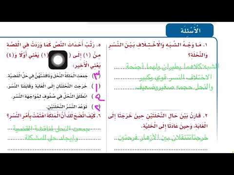 ماوجه الشبه والاختلاف بين النسر والنحلة