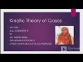 Lecture 1 kinetic theory of gases part 1