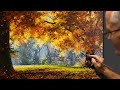 "Autumn music" (Landscape) Acrylic. Artist - Viktor Yushkevich. #86 photos in 2021.