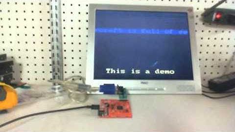 JaxHax Video Diary: VGA Core in progress