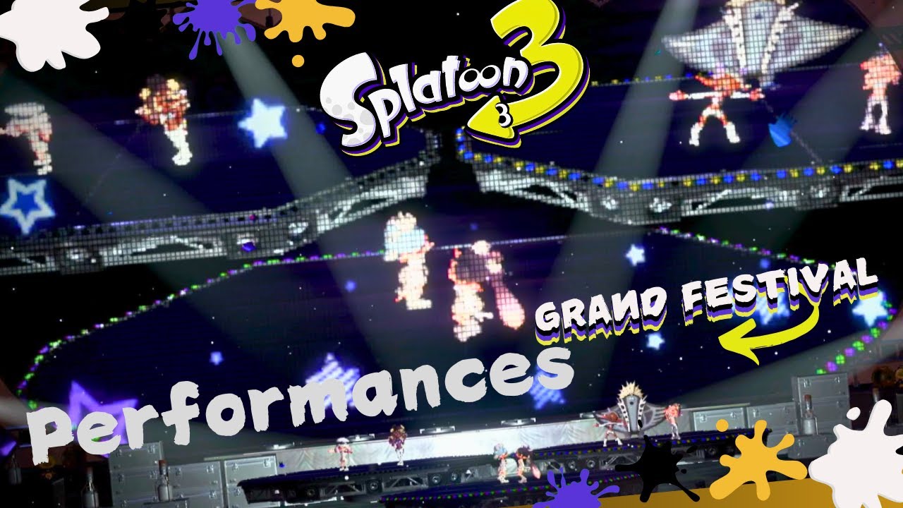 Splatoon 3 Grand Festival PERFORMANCES - YouTube