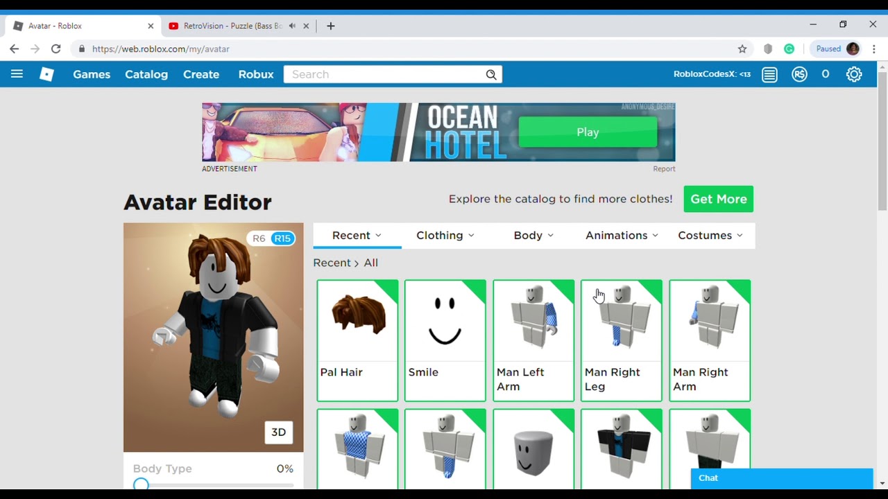 customize an avatar with the robloxian 20 and millions of