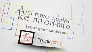 Thank You Lyric Video by Dunsin Oyekan Ft. Freke Umoh chords