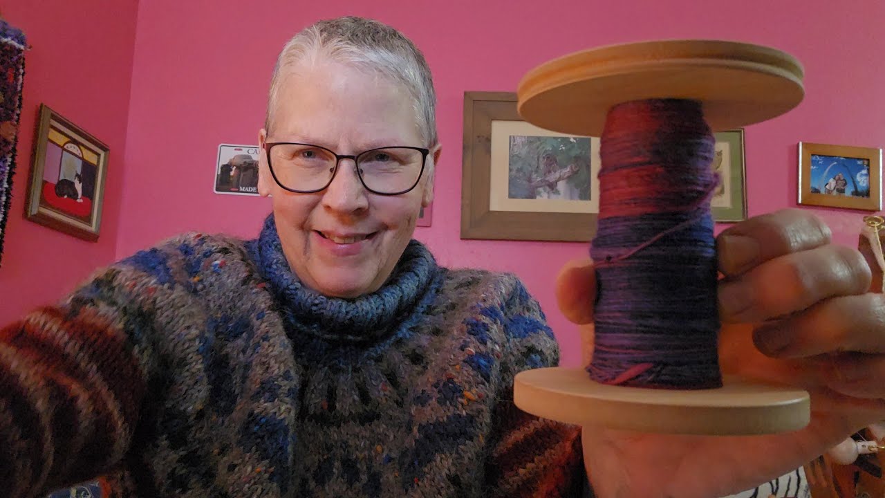 Spinning and Knitting the Joy That I Have