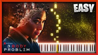 3 Body Problem - Main Title | EASY Piano Tutorial by OCTOBER
