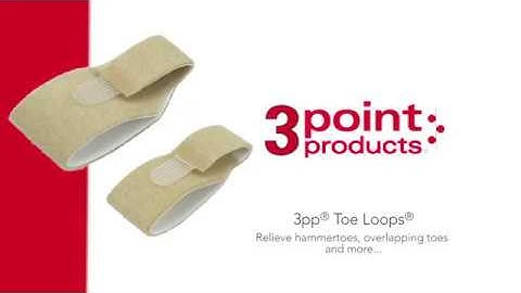 How to Use the 3pp Toe Loops to Relieve Hammertoes, Overlapping Toes and More