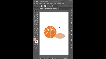 Create a design of basketball in illustrator #shorts #basketball #illustrator