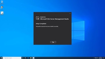 SSMS (SQL Server Management Studio) Installation