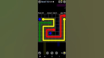 How To Solve Flow Free Extreme Rainbow Pack Level 16 8x8 Board Walk Through Solution Walkthrough