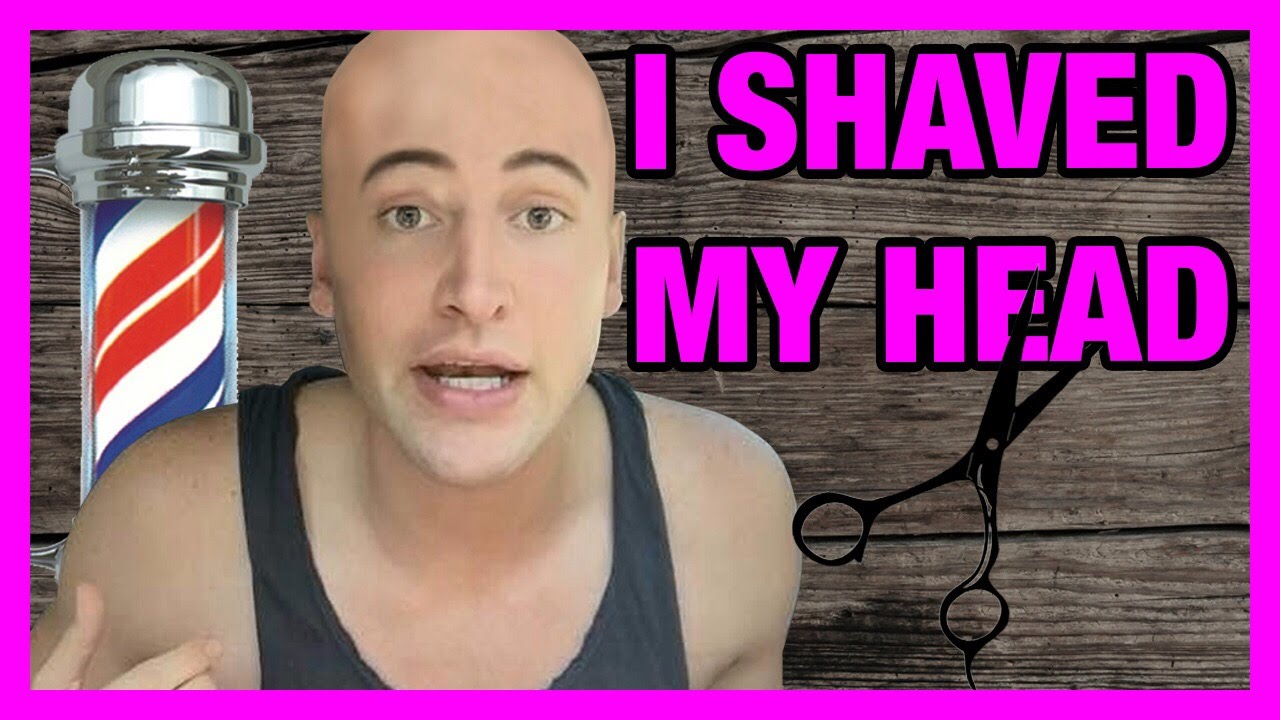 Trying To Shave My Head Youtube