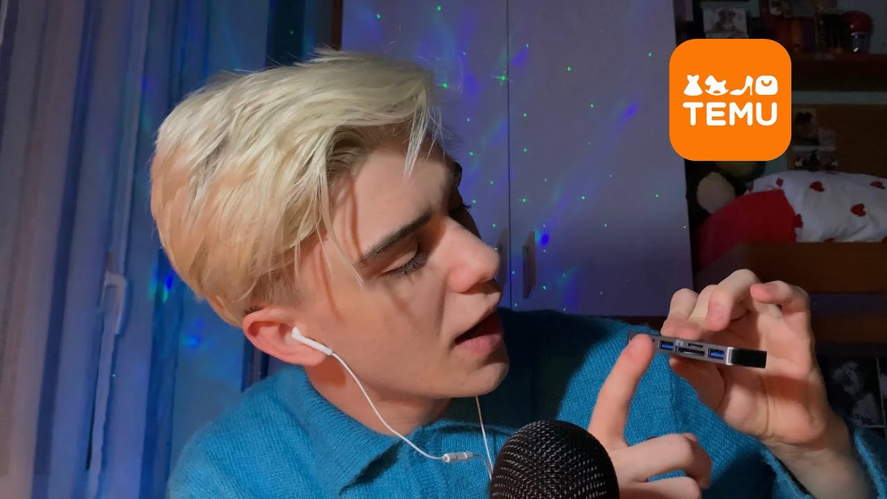 ASMR UNBOXING TEMU 80 euro di triggers per te!✨