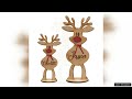 Personalised Freestanding reindeer family Christmas decoration Place names Gift eBay