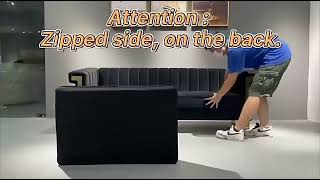 How To Install Modern Velvet Couch Sofa At Home / Affordable Sofa At 760USD