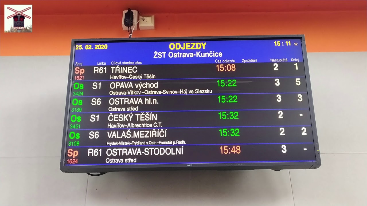 Nádražní Hlášení | HIS | Ostrava-Kunčice - 2/2020