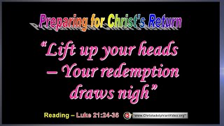 End time Prophecy: Lift up your heads: Your redemption draws nigh! Jim Cowie screenshot 1