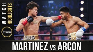 Martinez vs Arcon HIGHLIGHTS: August 29, 2020 | PBC on FOX