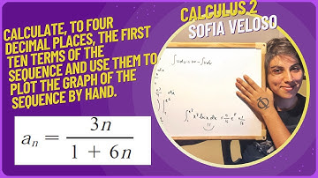 11.1.19 - Calculate, to four decimal places, the first ten terms of the sequence. an = 3n/(1+6n)