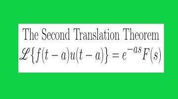 The Second Translation Theorem for Laplace Transforms