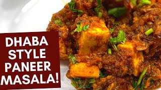 Dhaba Style Paneer Masala | Paneer Recipe | Restaurant Style Paneer Masala | English