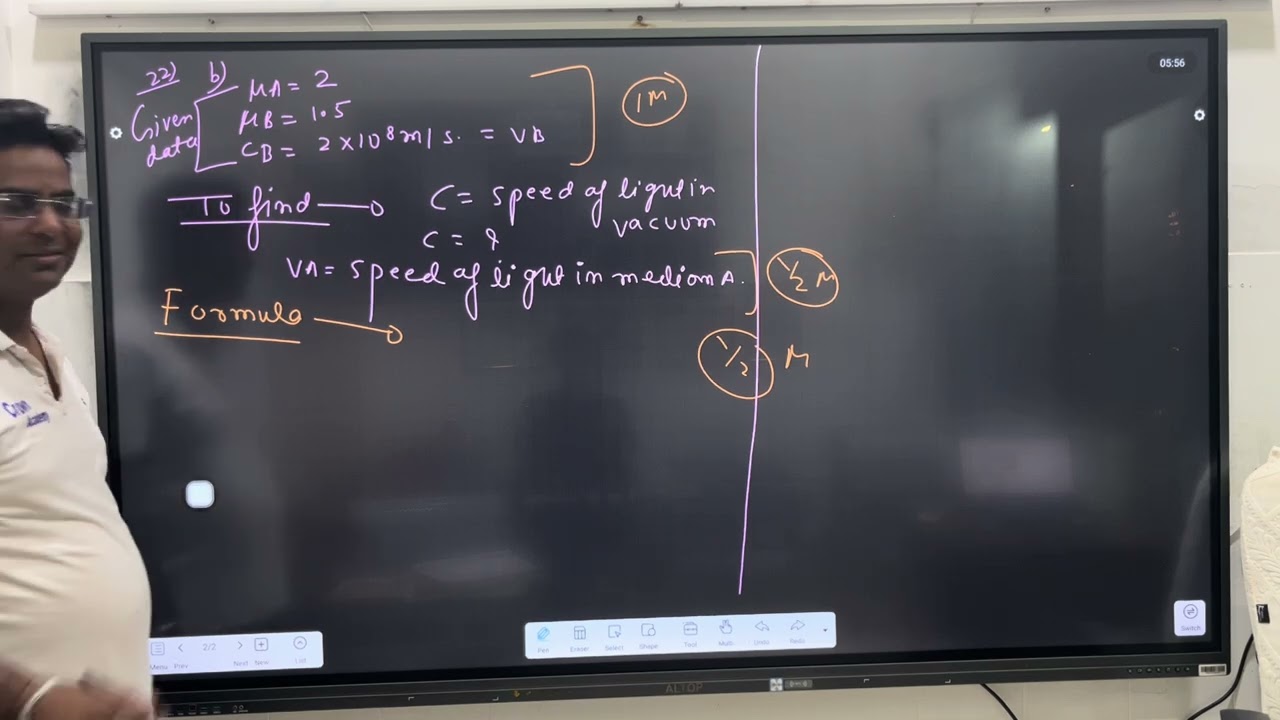 1OTH CBSE NUMERICAL BASED ON REFRACTIVE INDEX AND RESISTOR IN SERIES & parallel connection solved