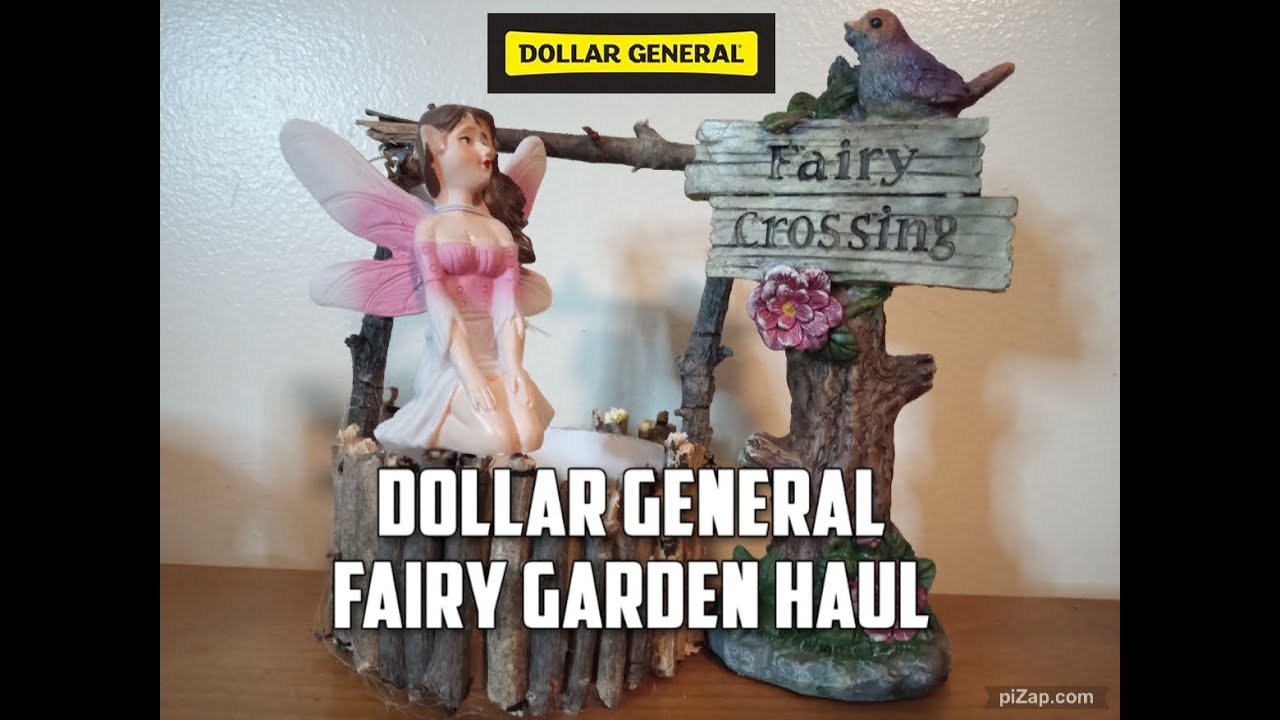 *NEW* DOLLAR GENERAL FAIRY GARDEN HAUL/WISHING WELL FAIRY GARDEN CRAFT