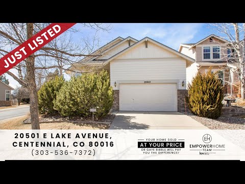 20501 E Lake Avenue, Centennial, CO home video tour