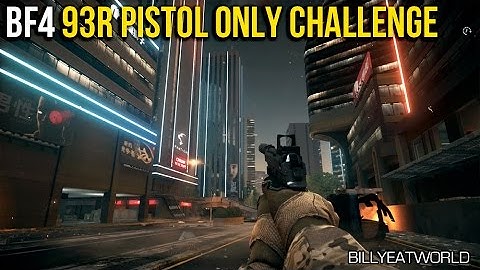 Battlefield 4 (PS4) - 93R Pistol Only Challenge (BF4 Gameplay)