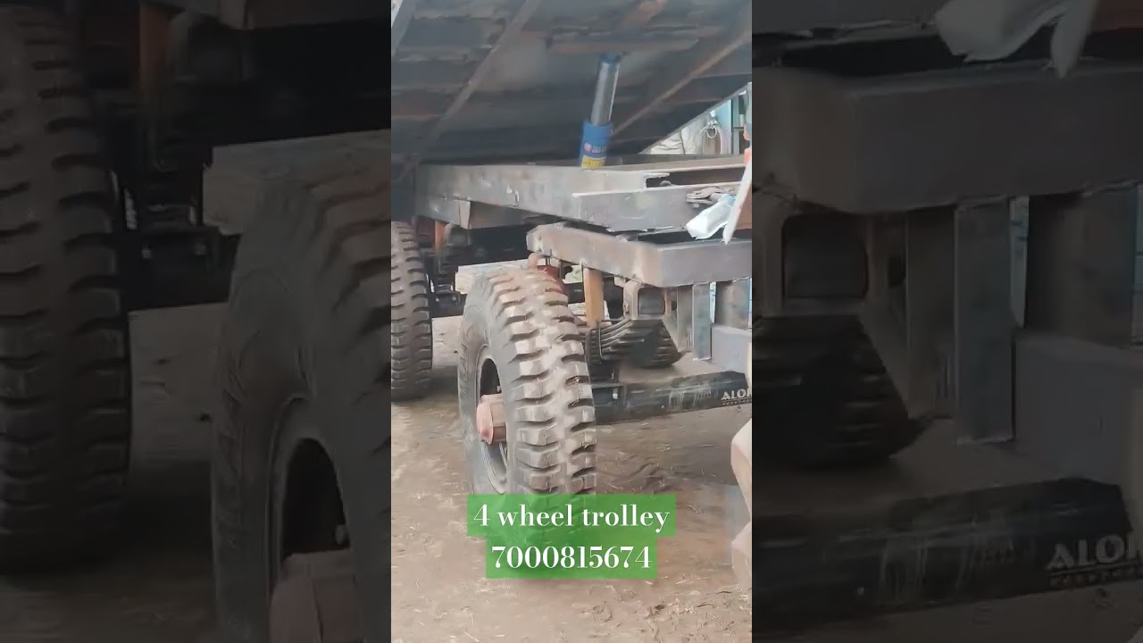 Tipper Trolley 4 wheel 