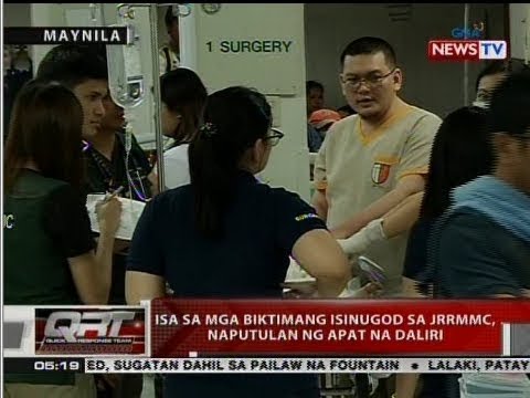 QRT: Isa sa mga biktimang isinugod sa JRRMMC, naputulan ng apat na daliri