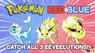 How to Catch ALL EEVEELUTIONS | Pokemon Red & Blue Pre-Playthrough #10