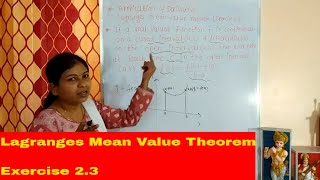 Class -12 th / Application Of Derivative   Lagranges Mean Value Theorem Exercise 2.3 Que.7 screenshot 3