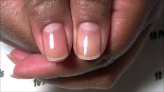 Acry Gel Application On Natural Nails