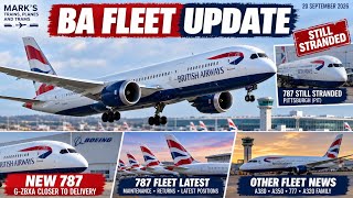 British Airways Fleet Update for 21 September