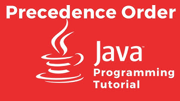 The Order Of Precedence With Arithmetic Operators - Java Tutorial For Absolute Beginners