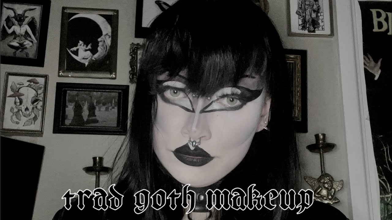 My Favorite Go to Trad Goth Make up : r/gothmakeup