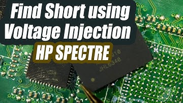 HP Spectre No power - Find short using Voltage Injection & Thermal Camera