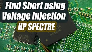 HP Spectre No power - Find short using Voltage Injection & Thermal Camera screenshot 4