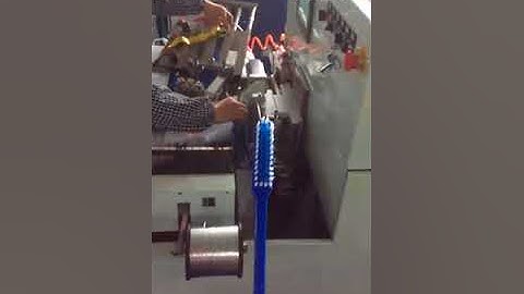 Automatic high speed 3 color toothbrush tufting planting machine