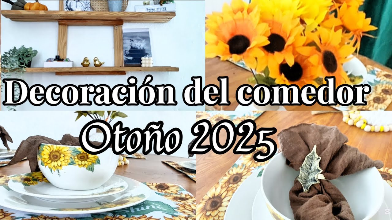 DECORANDO EL COMEDOR paso a paso | Hogar Bonito y Agradable | Otoño 2025 