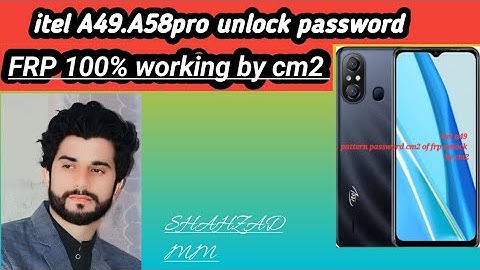 itel A49 (A661L) password FRP Reset With CM2|How to itel a49 password frp reset by cm2 |