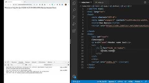 Learn VueJs Basics in 10 Minutes