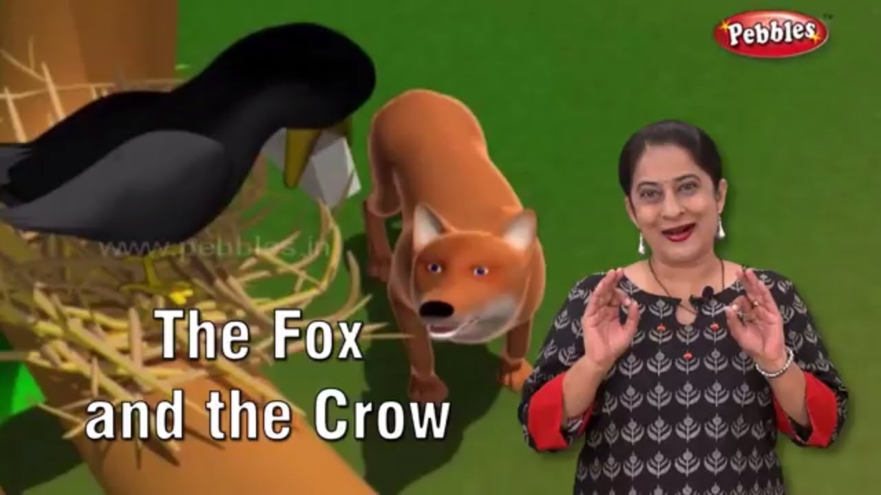 Moral Stories in Marathi For Children Fox and Crow Story
