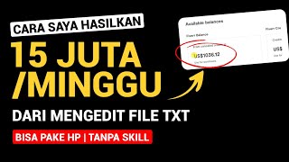 KERJA ONLINE MUDAH GAJI BESAR, Hanya Dengan Edit File Dibayar - Cara Dapat Uang Dari Internet