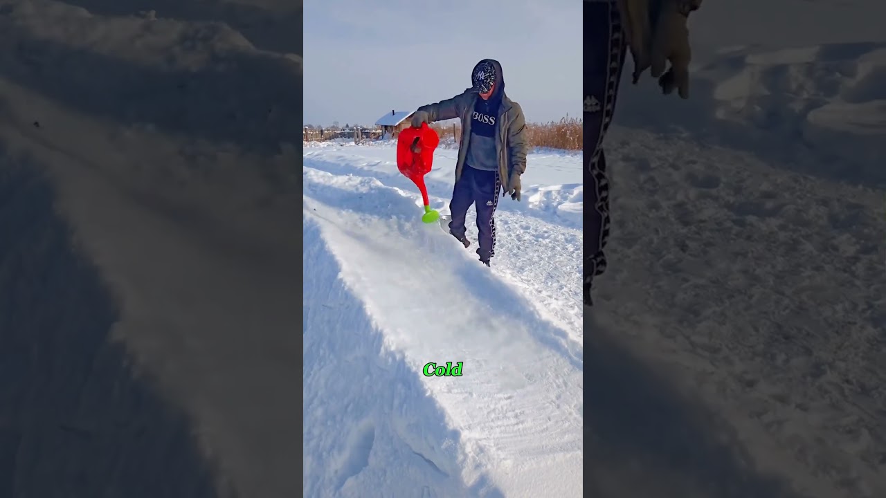 Превращаем снег в лед умным способом. 