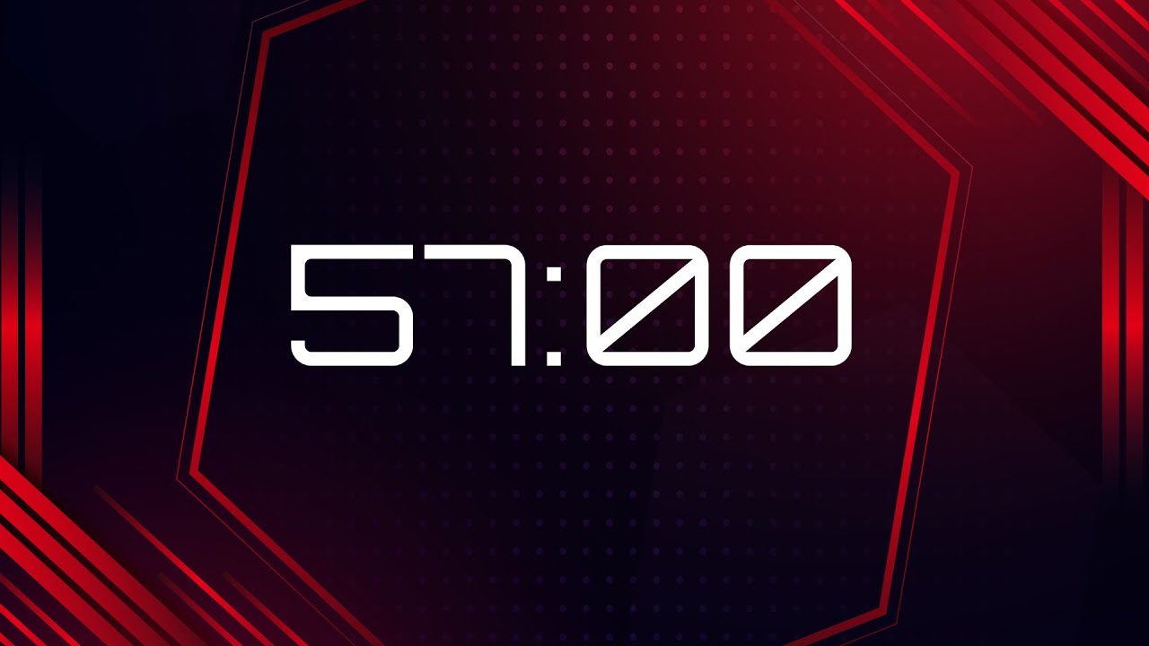 57 Minute Timer with Happy Upbeat Dance Music for Kids Motivational Inspiring