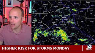 LIVE Chris Looks at Rain Severe Weather Risk