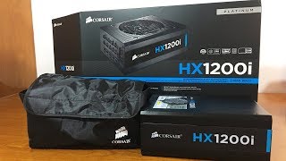 Corsair Hx1200I - 80 Plus Platinum - Não É Defeito Unboxing