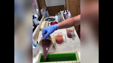 The making of Carrot Purée Cold Process Soap for June Soap Club Challenge