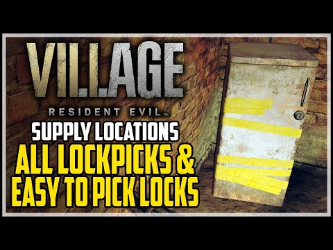 Resident Evil 8 Village All Lockpicks & Easy To Pick Locks